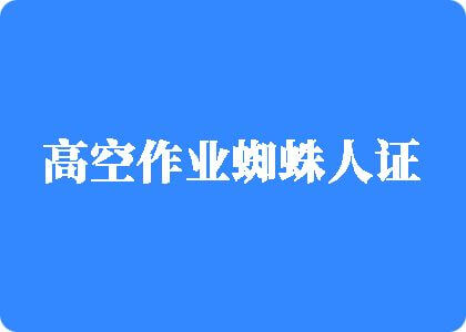 操大逼网址高空作业蜘蛛人证